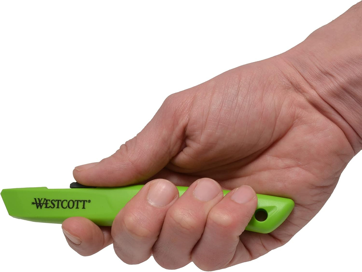 Westcott 17519 Full-Size Ceramic Blade Box Cutter, Retractable Utility Knife