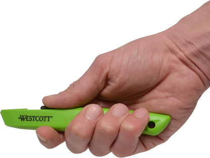 Westcott 17519 Full-Size Ceramic Blade Box Cutter, Retractable Utility Knife
