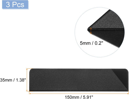 uxcell 3Pcs Knife Edge Guards 5.9"x1" ABS Knife Cover Sleeves Knife Case Blade Protector Universal Knife Sheath for Home Kitchen Knife