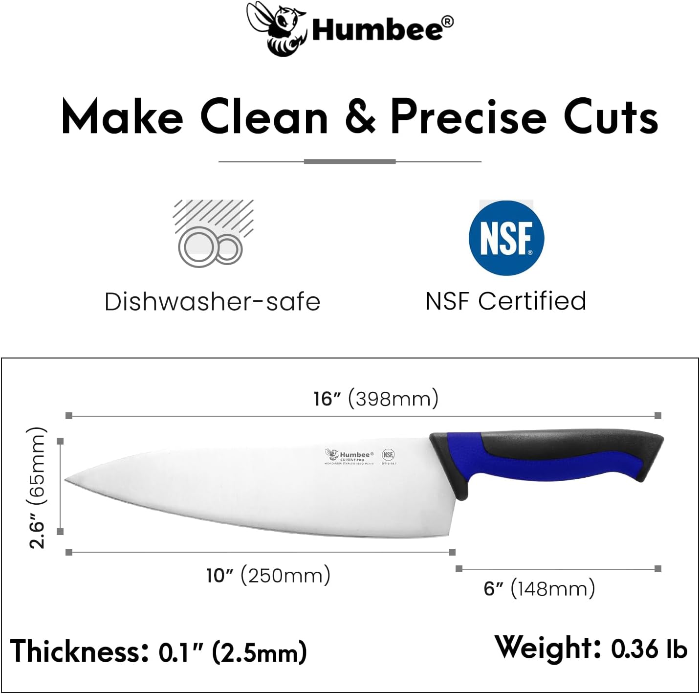 7.5-Inch Nakiri Knife, High Carbon Stainless Steel Hollow Grind Blade, Razor Sharp Edge, Ergonomic Non-Slip Handle, Cleaver Style, DT-50 Series, Orange