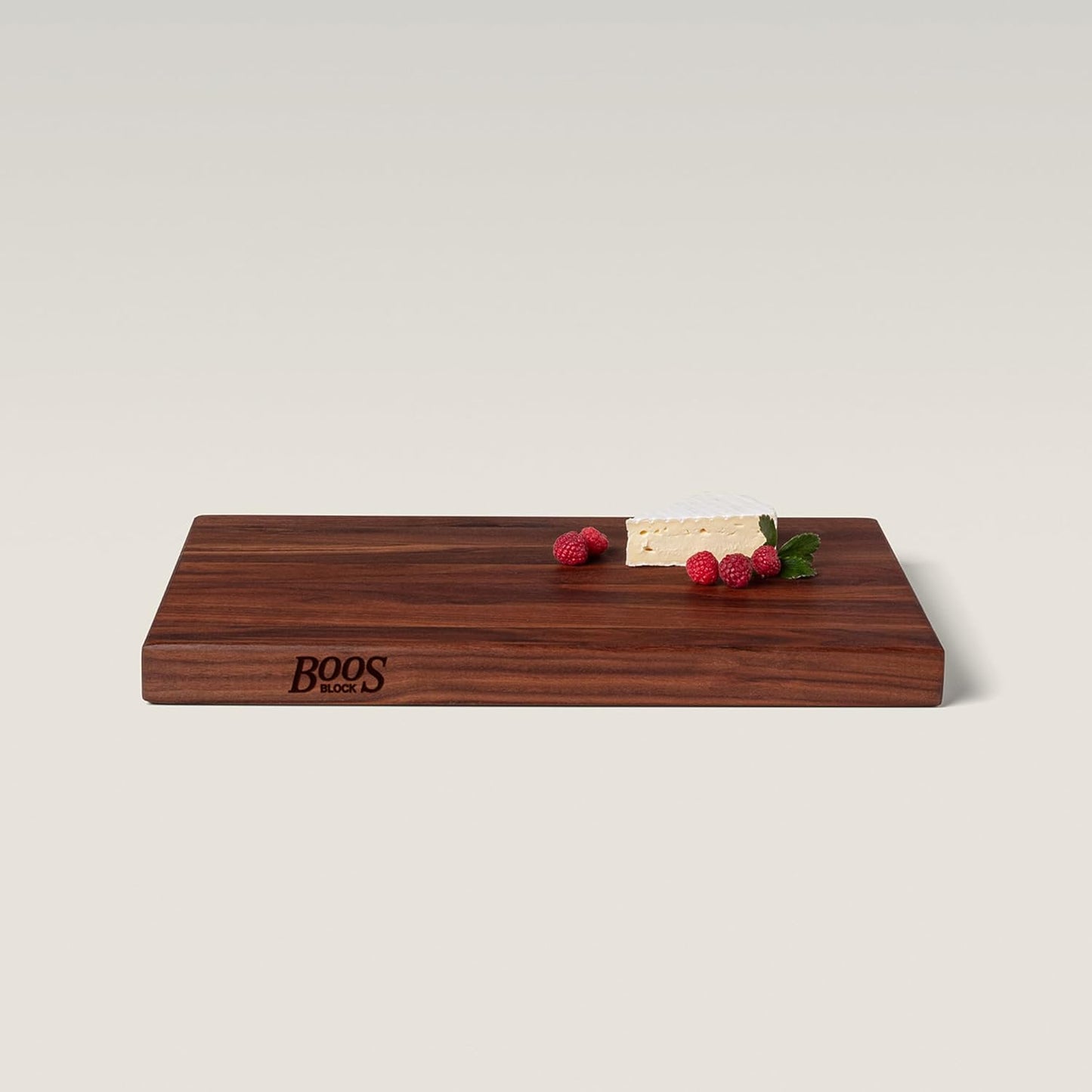 John Boos R-Board Series Rectangular Wooden Maple Cutting Board 20”x15” – 1.5” Thick, 12-lb Reversible Butcher Block with Edge-Grain & Finger Grips – Made in the USA