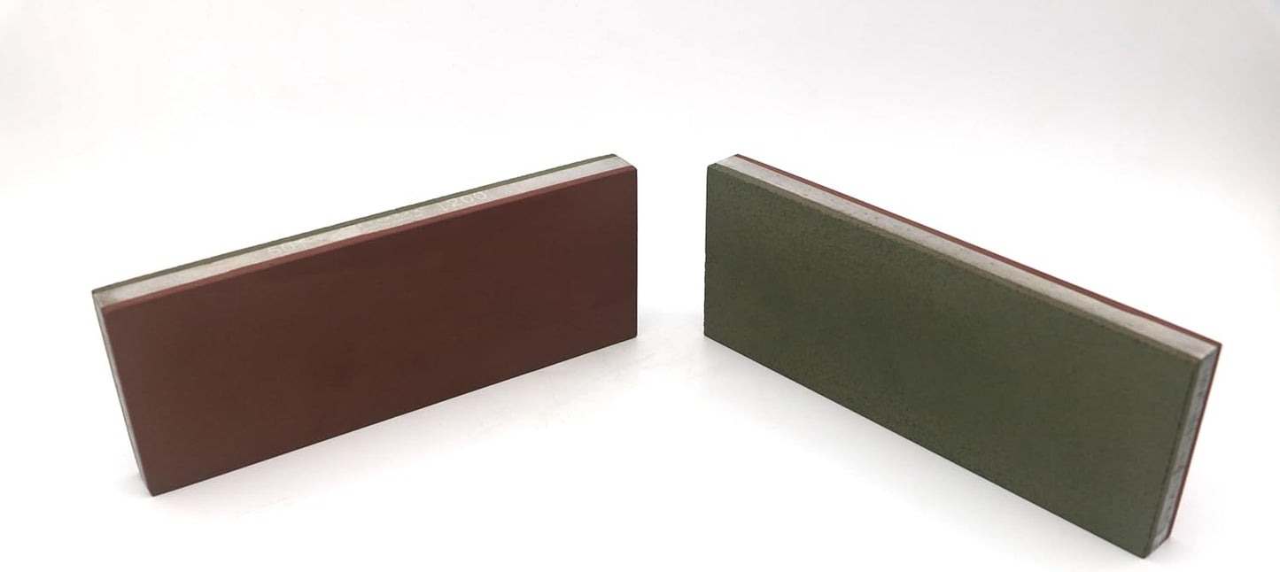 Double-Sided Resin Diamond Sharpening Stone 8 Inch Whetstone Knife Sharpener 8" x 3", for Sharpening High Speed Steel, Special Steel, for Both Household and Professional Use (2500/5000 Grit)