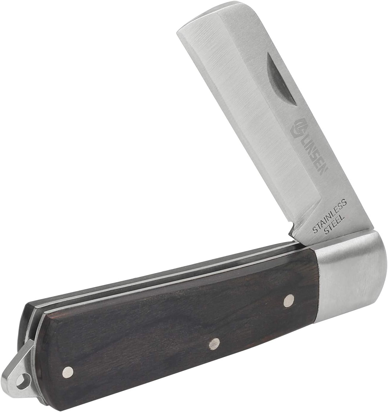 Professional Pruning & Grafting Knife - 3.5 Inch Sharp Stainless Steel Blade, Gardening, Budding, Mushroom Harvesting & Outdoor Use (model-E)