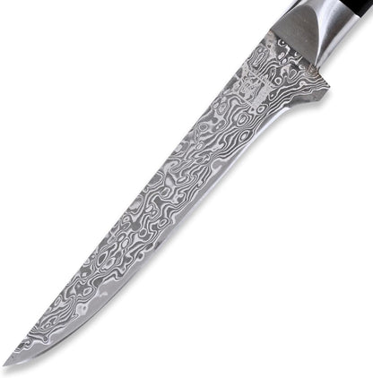 zayiko Limited Edition Copper Damascus Chef’s Knife – 8.3" Kiritsuke Blade | Damascus Steel with VG10 Core & Copper Texture | Maple Wood Handle | Professional Kitchen Knife in Gift Box