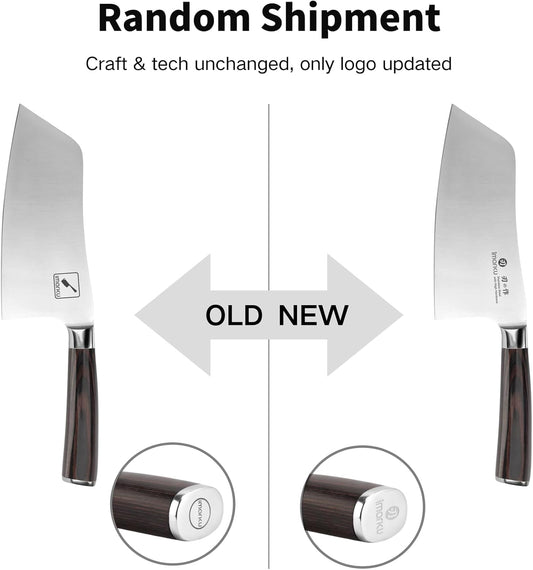imarku Cleaver Knife 7 Inch Meat Cleaver, Japanese High Carbon Stainless Steel Butcher Knife with Ergonomic Handle, Ultra Sharp Chopping Knife, Kitchen Gadgets for Home/Restaurant, Gifts for Men Women