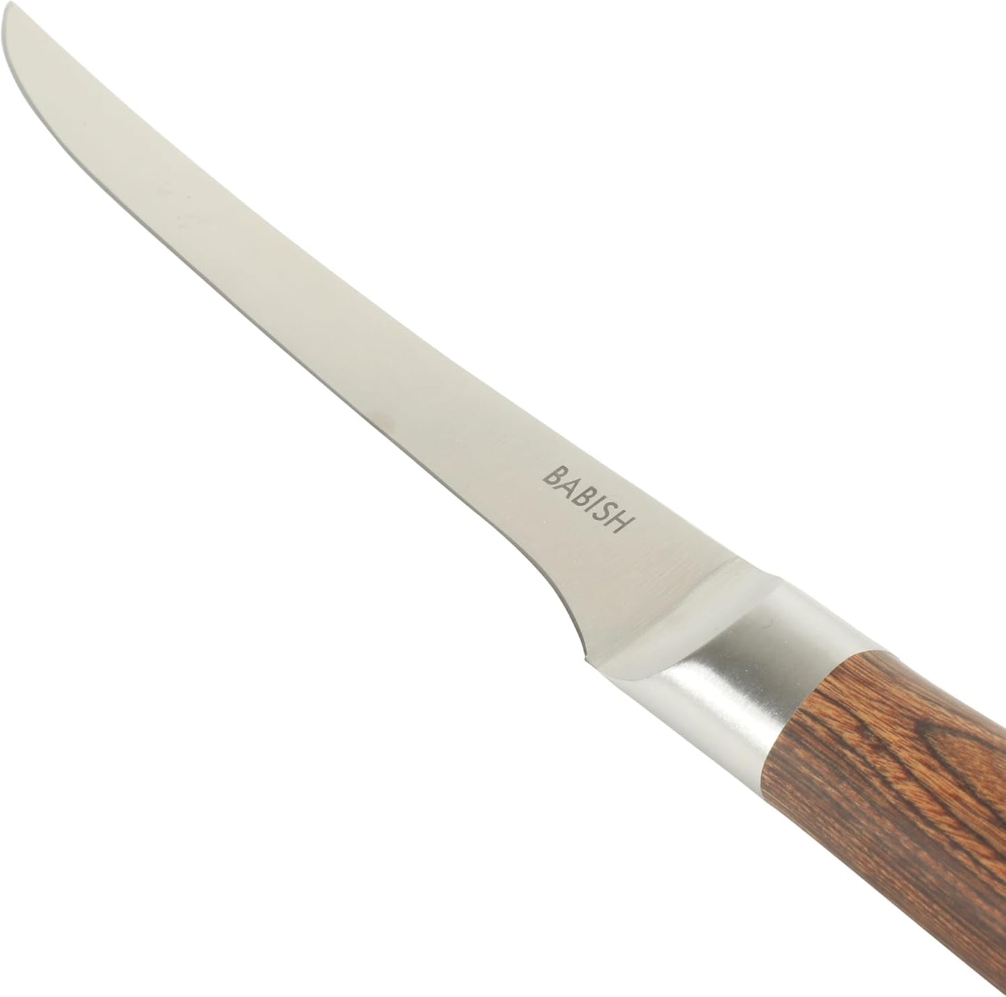 Babish 5-Inch Forged Utility Knife – High-Carbon 1.4116 German Steel Full Tang Kitchen Knife for Precision Cutting and Durability
