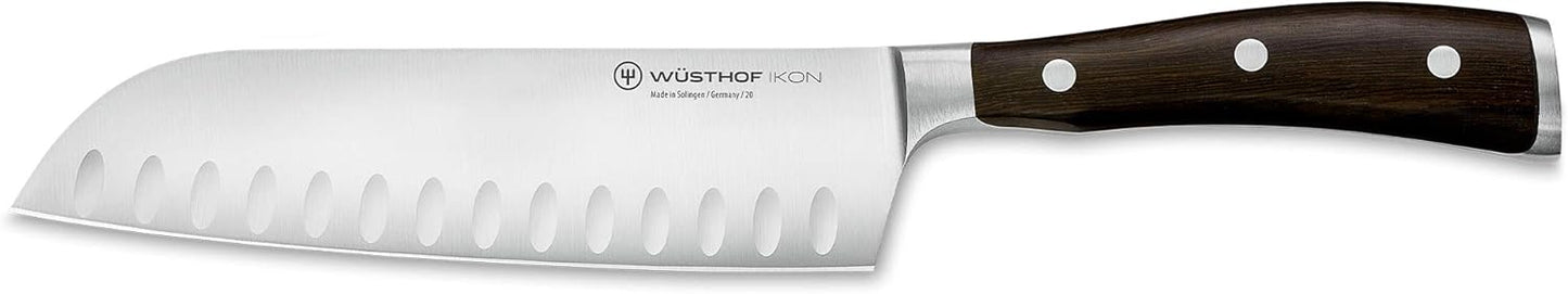 Wusthof IKON Honing Steel, 10", Brown