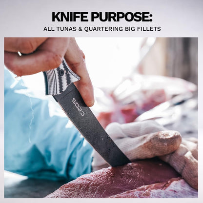 SORD Fillet Knife - 5-9" Filet Knives For Fish - Razor Sharp Boning Knife - Saltwater and Freshwater Fishing - Includes Kydex Sheath - Full Tang Blades | G10 Non Slip Grip | Corrosion Resistant