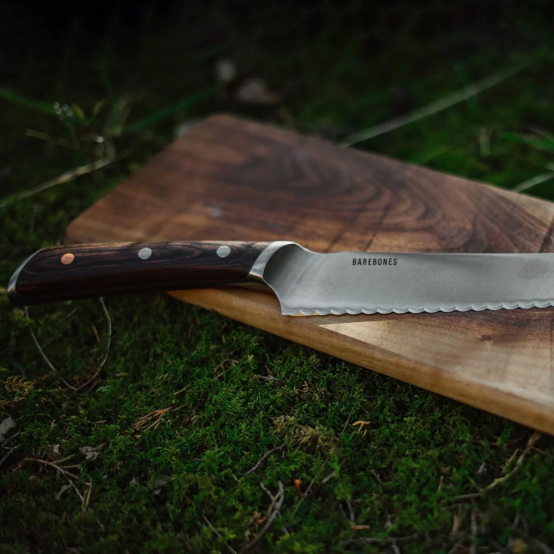 Barebones No. 7 Nakiri Knife - 7-Inch German-Grade Blade - Chopping Perfect for Vegetables - Versatile Chef Knife - Everyday Kitchen Essentials