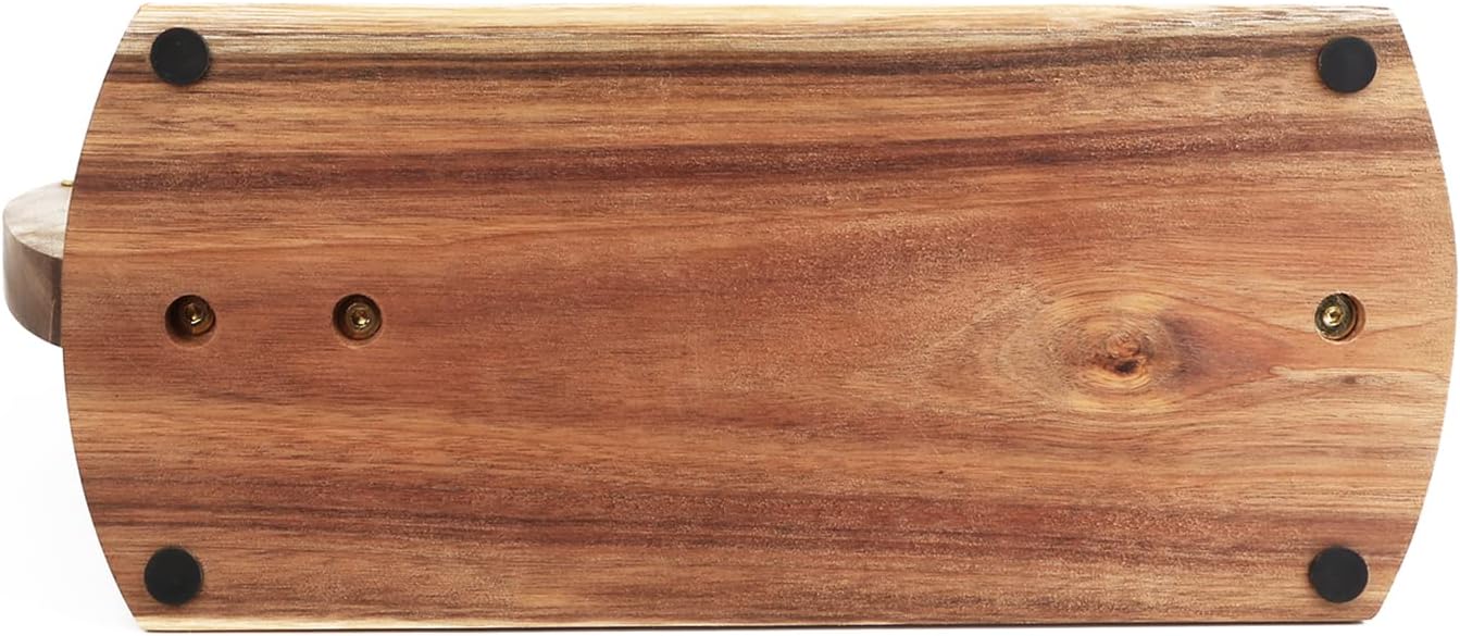 Resafy Ham Stand for Carving Spanish Hams and Italian Prosciutto,Ham Rack Holder for Slicing Acacia Wooden with Non-slip Pads,Stable Sturdy Wood Board