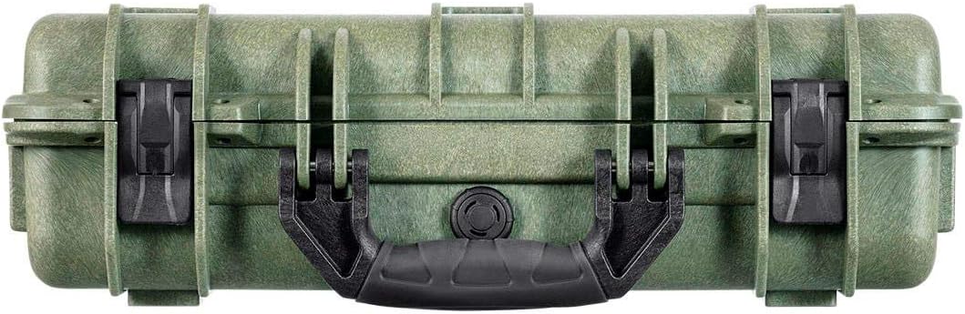 Monoprice Weatherproof/Shockproof Hard Case - Black Ip67 Level Dust and Water Protection Up to 1 Meter Depth with Customizable Foam, 10" x 9" x 7", 6.6 Liter