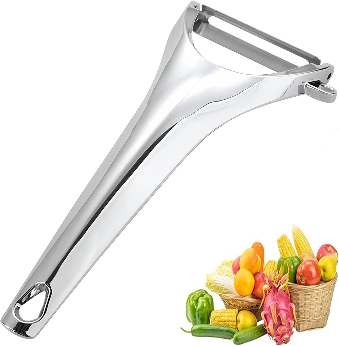 Multifunctional Vegetable Peeler with Stainless Steel Blade and Bottle Opener - Ideal for Veggie Potato Carrot and Apple Peeling