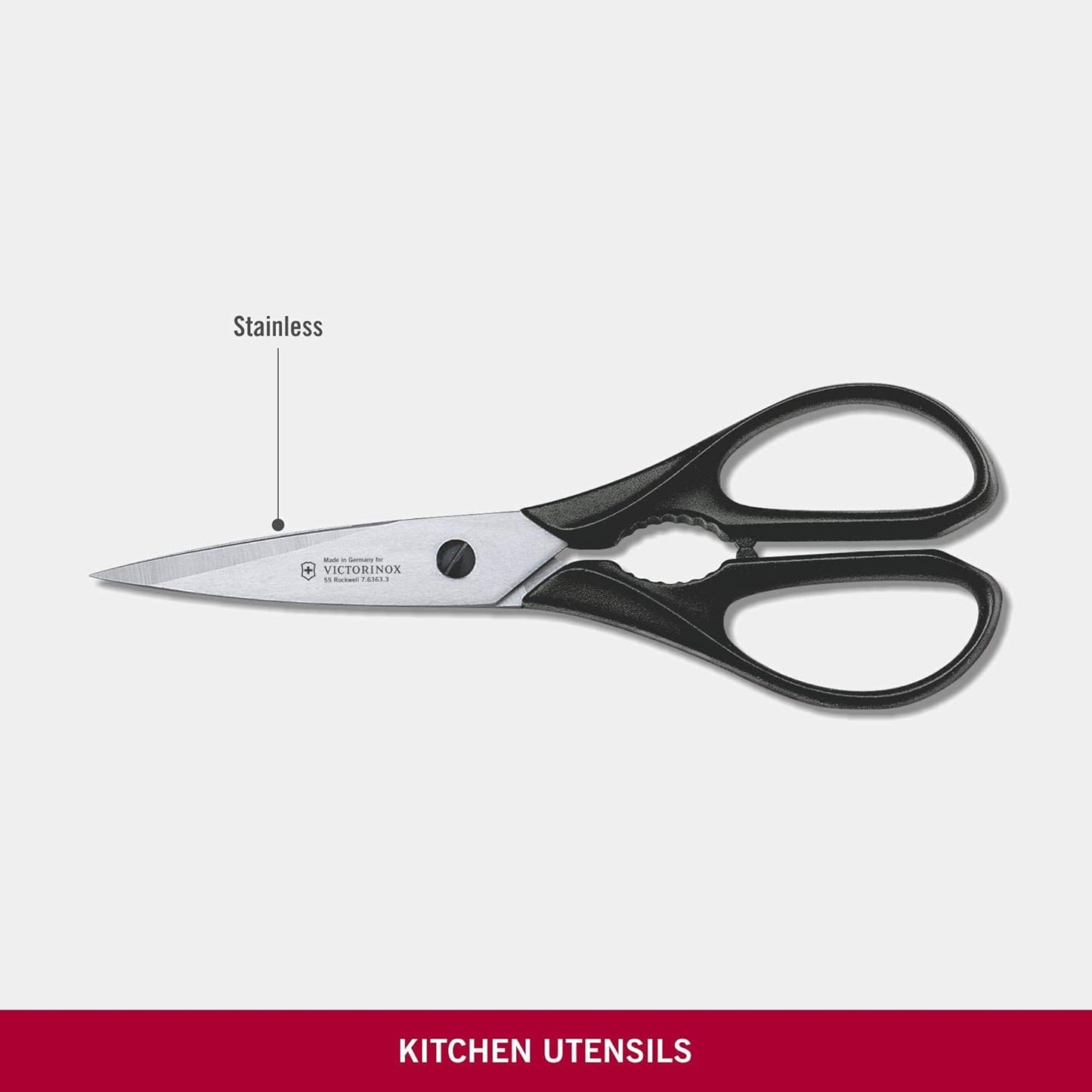 Victorinox Black Handled Kitchen Scissors