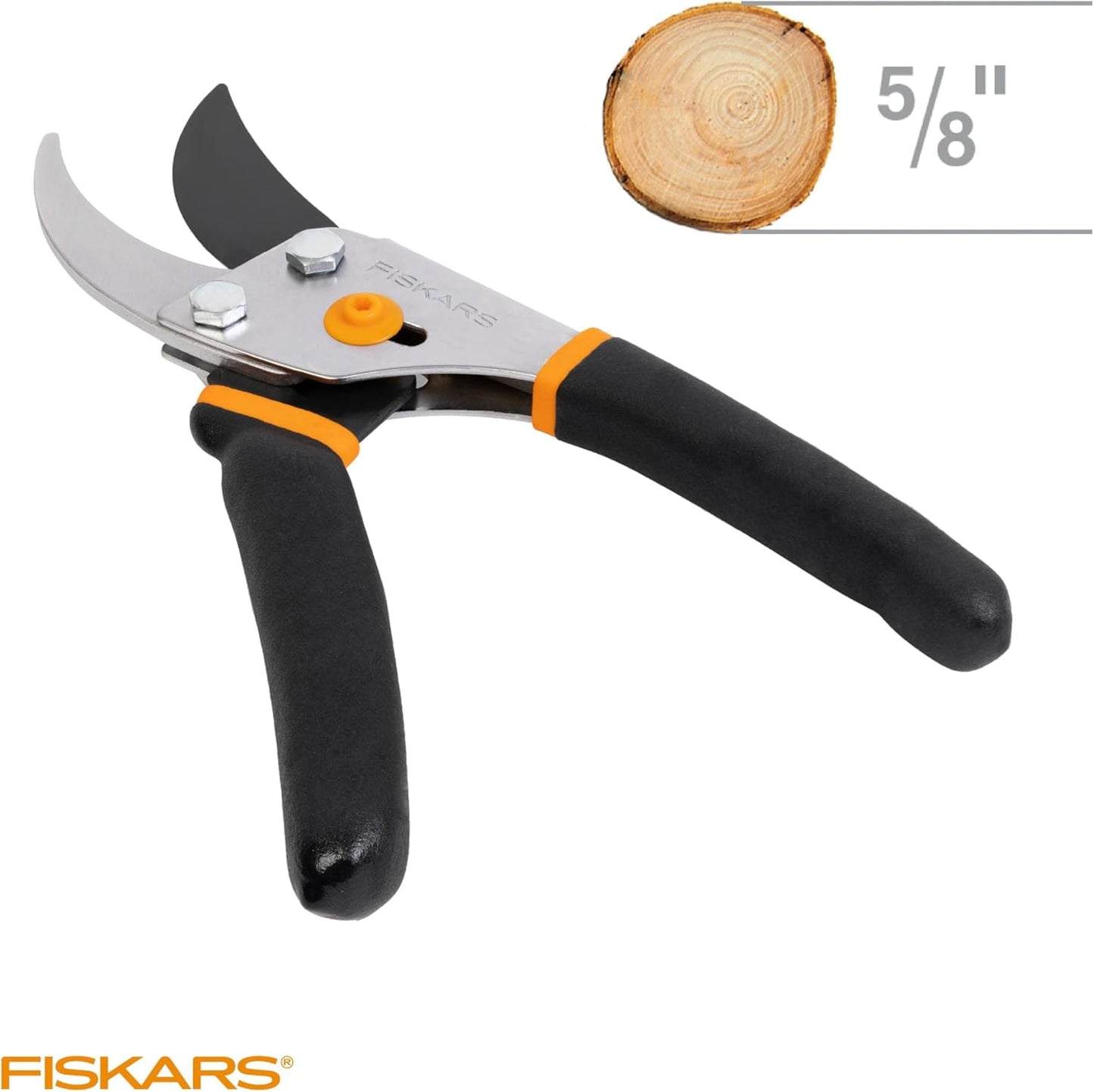 Fiskars 2-Piece Pruning & Veggie Shears Set, Explore Collection Garden Tool Kit, Bypass Pruner for Light Trimming, Vegetable Shears with Serrated Stainless Steel Blades for Harvesting Flowers & Herbs