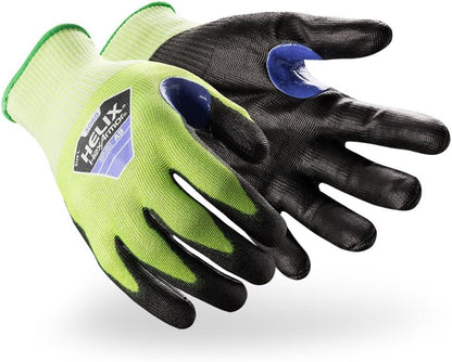 HexArmor Cut-Resistant Impact Protection Polyurethane Palm Knit Work Gloves | Helix® Core 3012