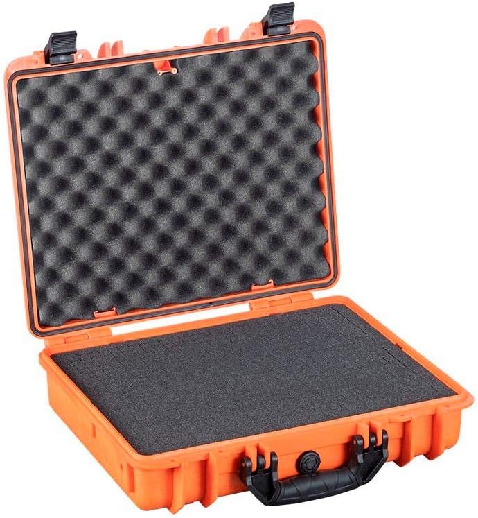 Monoprice Weatherproof/Shockproof Hard Case - Black Ip67 Level Dust and Water Protection Up to 1 Meter Depth with Customizable Foam, 10" x 9" x 7", 6.6 Liter