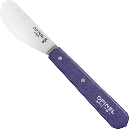 OPINEL Essential No.117 Spreading + Butter Knife, Painted Hornbeam Wood Handles, Made in France (Natural)