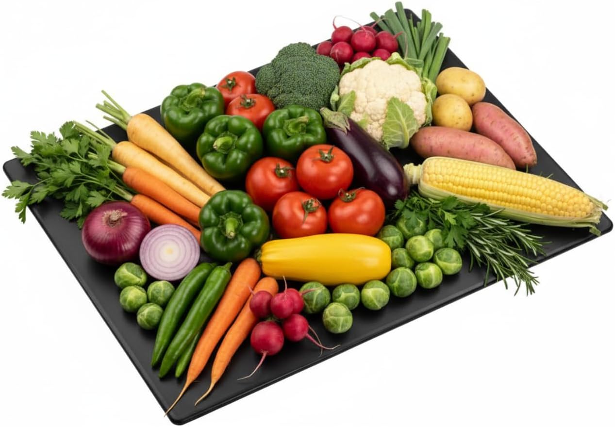 Big 30 x 18 Plastic Cutting Board - 3/4 Inch Thick for Meat, Game and Fish - Commercial Grade HDPP Poly with NSF Stamp, Weighs 13 Pounds, White