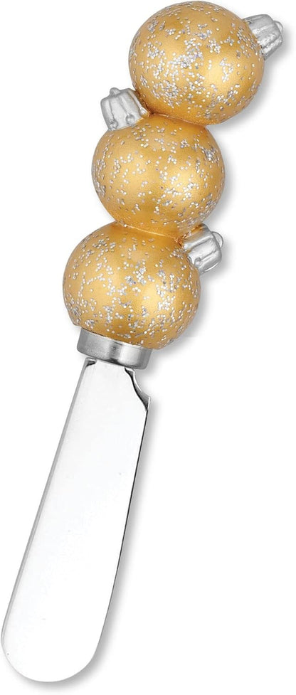 Supreme Housewares Cheese and Butter Spreader Knives Halloween Decor 8-Piece Hand Painted Resin Handle with Stainless Steel Blade Multipurpose Cheese Spreader set (Halloween Set)