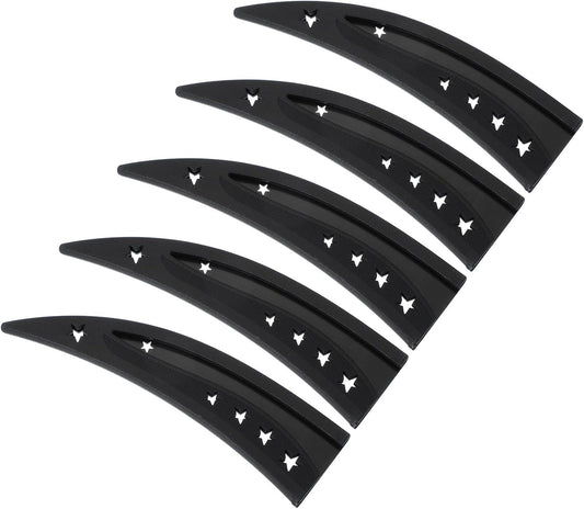 PATIKIL Plastic Safety Knife Cover Sleeves for 6" Boning Knife 6.4 x 1.6 Inch (LxW), 5 Pack Knife Blade Guard Protector Universal Kitchen Knife Sheath for Kitchen Bar, Black