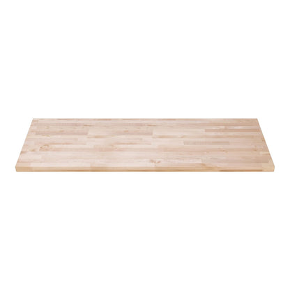 DuraSteel Solid Wood Table Top - 24 x 24 Butcher Block Countertop - Natural Maple Slab Wood Cutting Board for Kitchen Workbench Desk Top, Large Charcuterie Boards Counter Round Chopping Wooden Bamboo