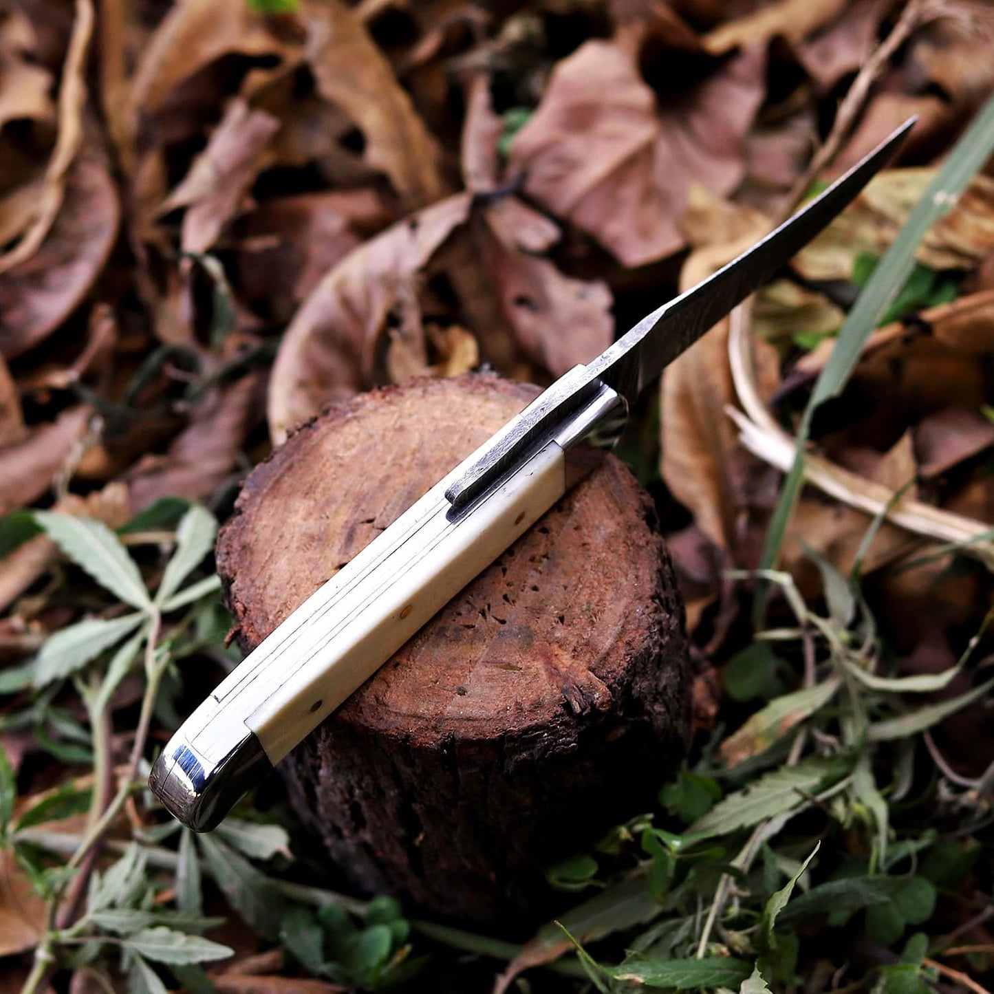 Hawkbill,Folding Pocket Knife with Steel Blade, Lineman utility Tools,Black&Green G10 Handle.