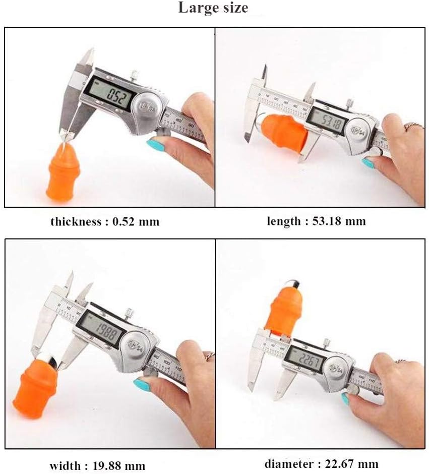Upgrade Garden Silicone Thumb Knife, Harvesting Plant Tool, Gardening Gifts, Finger Picking for Trim Vegetable Gardening and Kitchen Help (S)