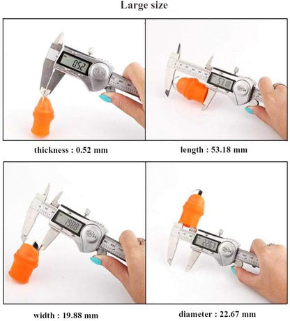 Upgrade Garden Silicone Thumb Knife, Harvesting Plant Tool, Gardening Gifts, Finger Picking for Trim Vegetable Gardening and Kitchen Help (S)