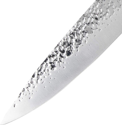 kai PRO Luna 3 Piece Starter Knife Set, Kitchen Knife Set, Includes 8" Chef's Knife, 3.5" Paring Knife, and 6" Utility Knife, Hand-Sharpened Japanese Kitchen Knives,Silver