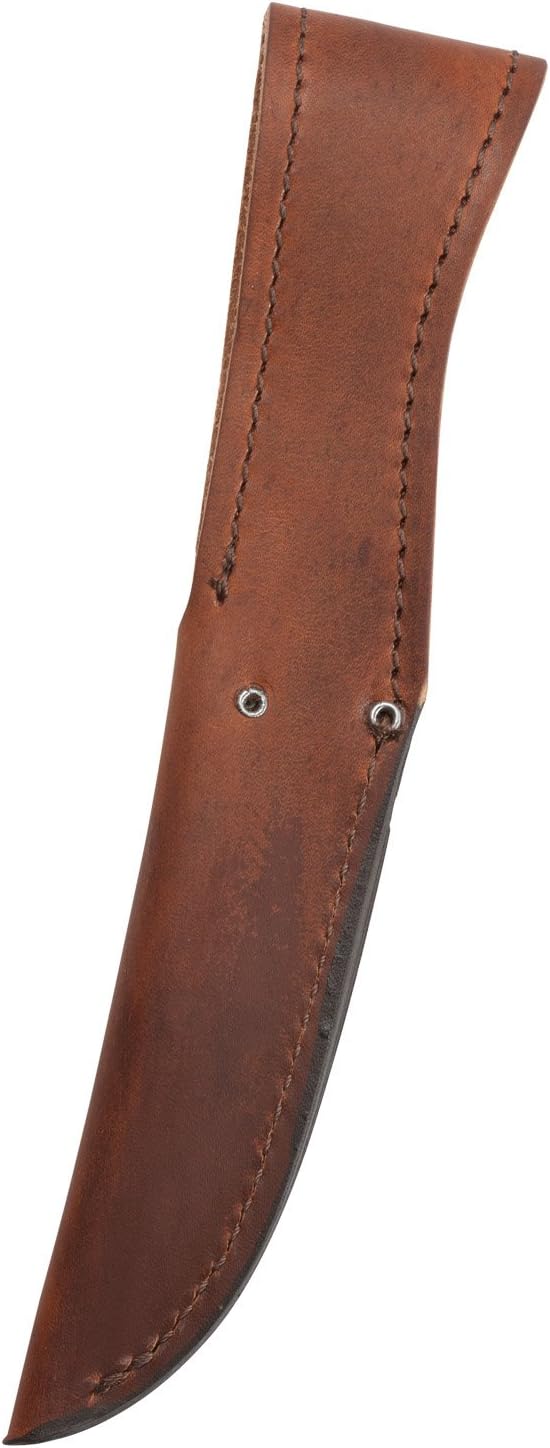 Case WR XX Pocket Knife Fixed Blade Polished Leather Item #379 - (M 3 Finn SS) - Length Closed: 6 1/2 Overall Inches