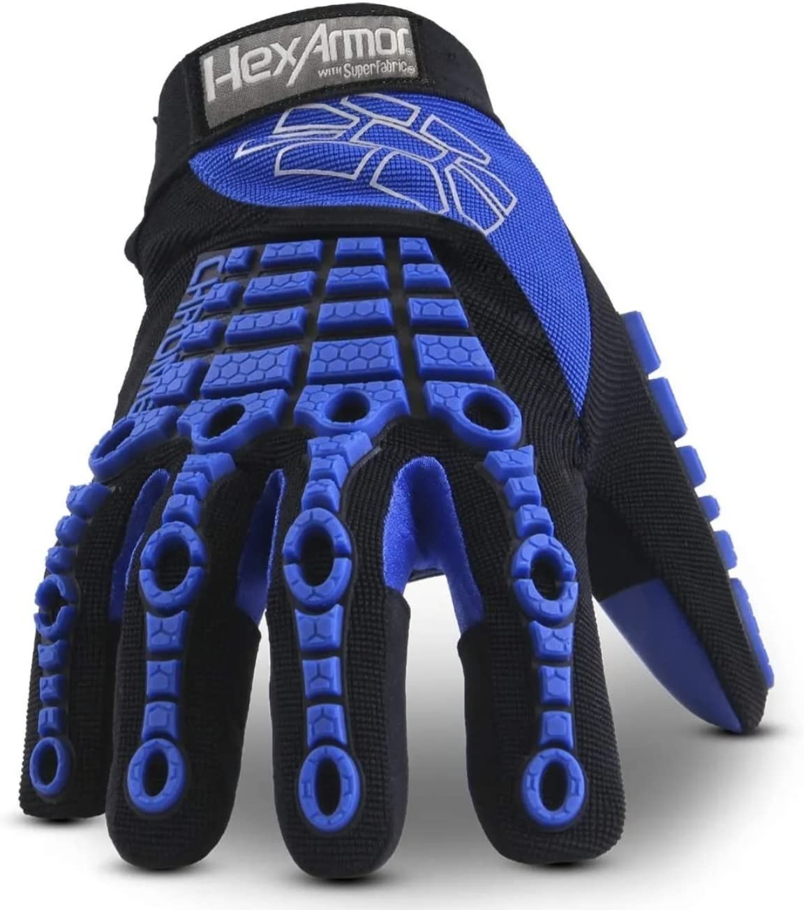 HexArmor Cut-Resistant Impact Protection PU Palm Work Gloves | Rig Lizard® Series 2095 | Large