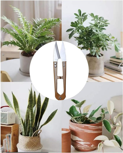 MUUZLL 3 Pack 4.1Inch Bonsai Pruning Scissors, Bud And Leaves Trimmer Yarn Thread Cutter Snips Trimming Supplies, Garden Plants, Gardening Clippers Flower, Stainless Steel Pruners Trimmers