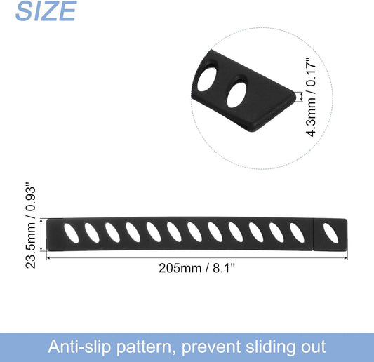 uxcell 10Pcs Knife Edge Guards Blade Protector Plastic Knife Edge Cover Sleeves Universal Blade Covers Knife Sheath for Kitchen, Black