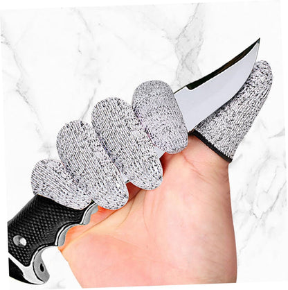 Cut Resistant Finger Protectors for Crafting and Kitchen Use Wear Resistant Sleeves for Safe Cutting