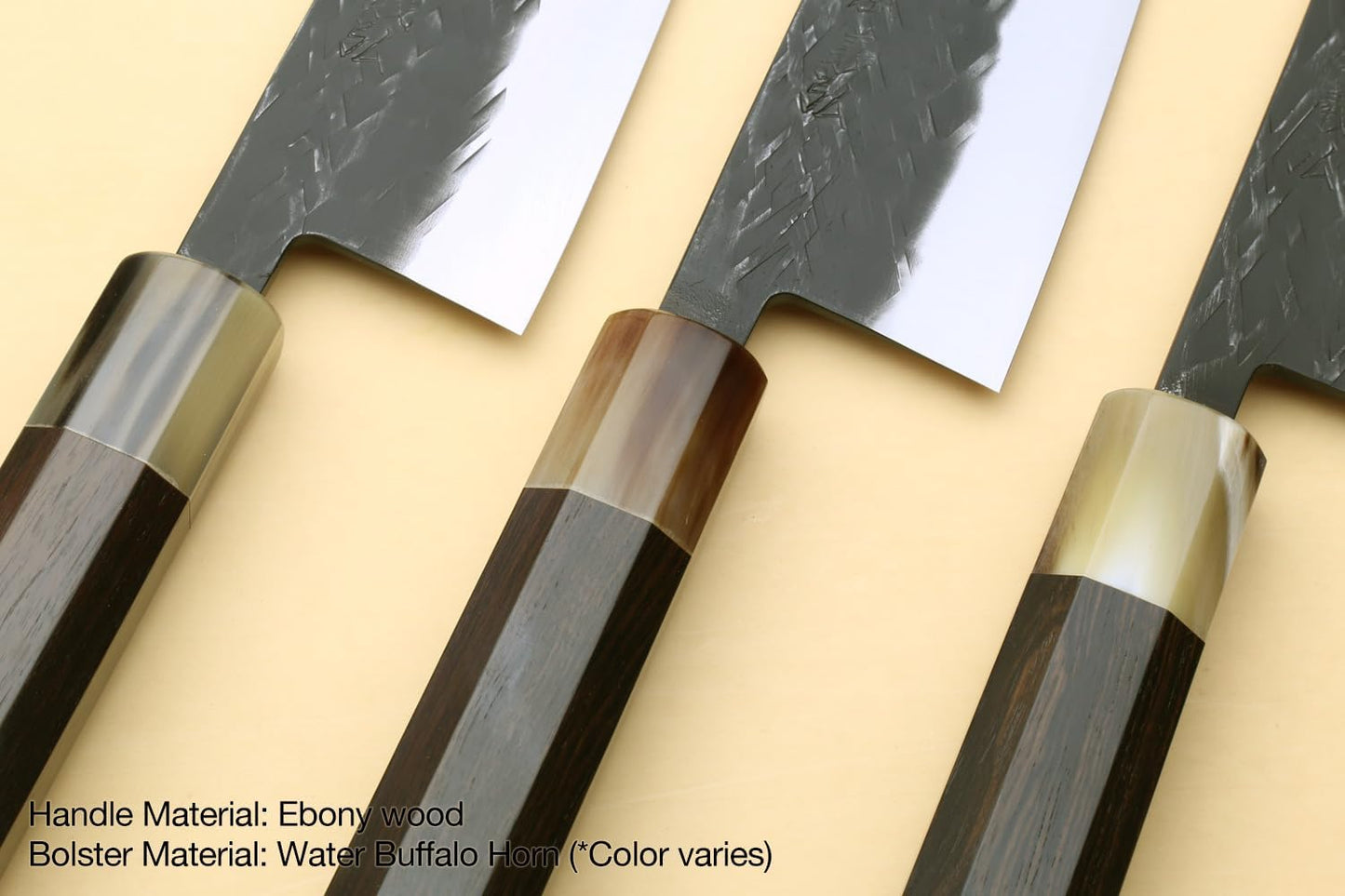 Yoshihiro Kurouchi Stainless Clad High Performance SLD Japanese Nakiri Vegetable Knife & Petty Utility Knife 2pc Set (Nakiri 6.5" / Petty 5.3" & Saya Cover)
