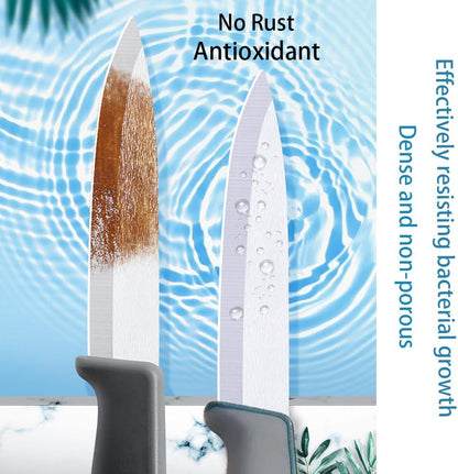 Paring Knives, Ultra Sharp Ceramic Knife, 4 Inches Large Blade, Safe Ceramic Rust-resistant Baby Knife, Healthy Fruit Knives, Used for Cutting Fruits, Meat Dishes, Cooked Food
