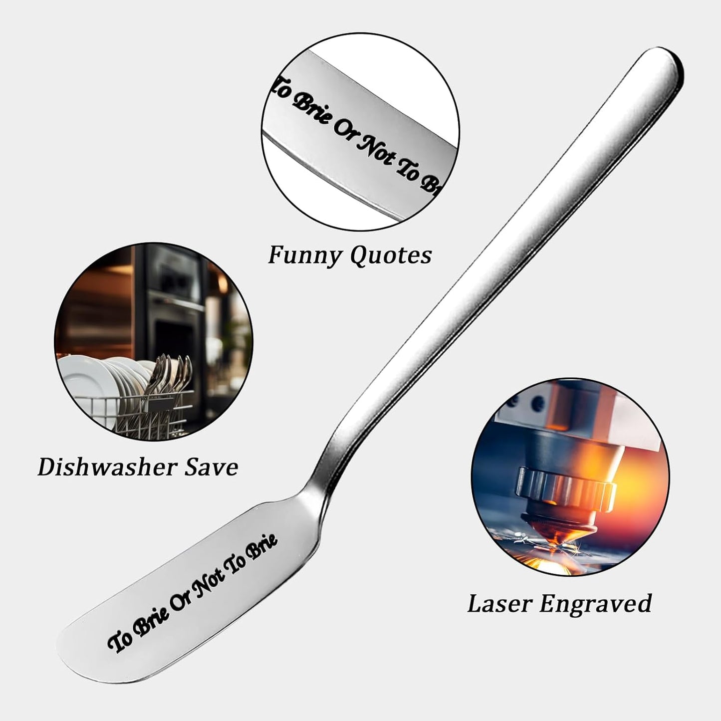 The Only Thing Better Than Butter Is More Butter Knife, Personalized Engraved Funny Peanut Butter Spreader Cheese Knives, Novelty Anniversary Christmas Gifts for Bread Toast Lover