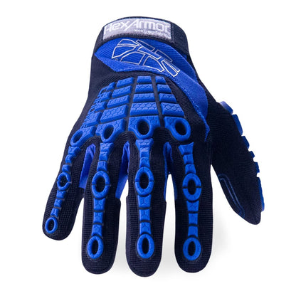 HexArmor Cut-Resistant Impact Protection PU Palm Work Gloves | Rig Lizard® Series 2095 | Large