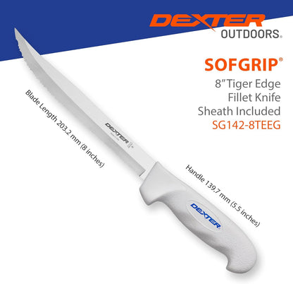 Dexter Outdoors 6" SOFGRIP Fillet Knife | Includes Edge Guard