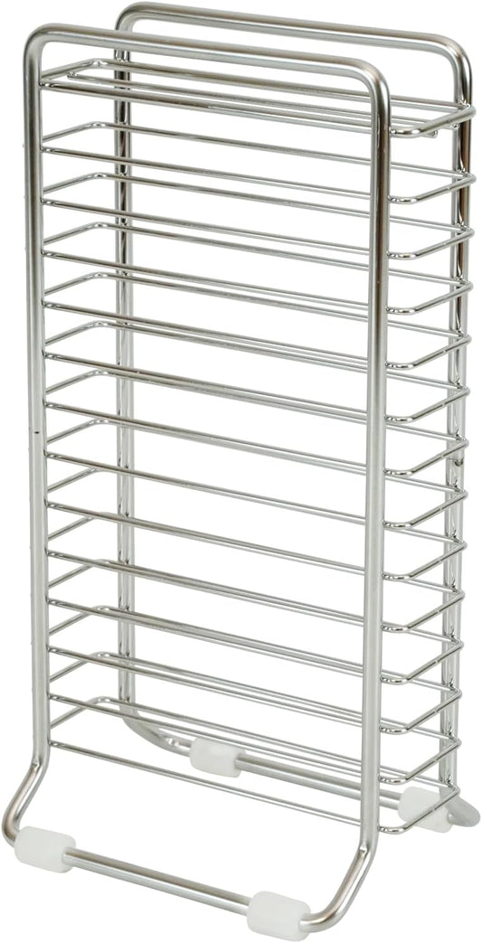 Wahei Freiz RG-0608 Stainless Steel Slim Knife Stand, Knife Stand, Space Saver & kit