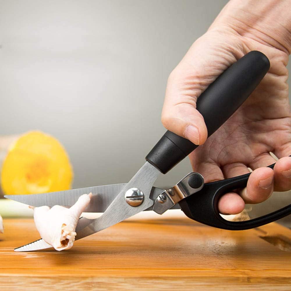 Poultry Shears, Heavy Duty Kitchen Scissors, Multifunction Shears Apart Stainless for Cutting Chicken
