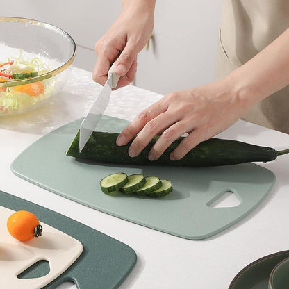 Cutting Boards for Kitchen,Plastic Cutting Board Set of 3, Thick Chopping Boards for Meat, Veggies, Fruits, with Easy Grip Handle,Dishwasher Safe (Pink, 3Pcs)