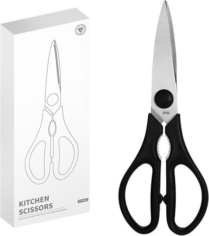 Kitchen Scissors, Rkqoa Pink Kitchen Shears Set Heavy Duty Cooking Scissor, Dishwasher Safe Stainless Steel Sharp Utility Shear for Cooking, Everyday use