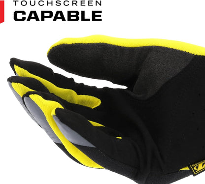 Mechanix Wear: FastFit Work Glove with Elastic Cuff for Secure Fit, Performance Gloves for Multi-purpose Use