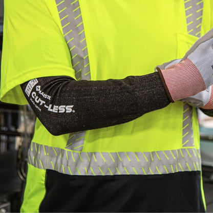 Majestic Glove Cut-Less Korplex Cut Resistant Sleeves w/Thumb Hole, Provide Arm and Wrist Protection