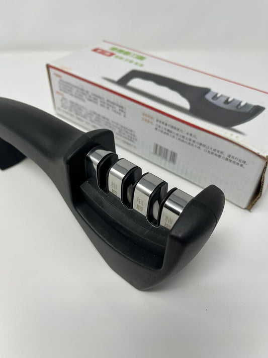 Multi-Function Ktchen Three-Sided Whetstone Sharpene