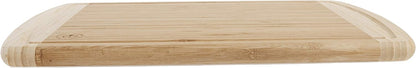 Bamboo Cutting Board Set of 4, Large Cutting Boards for Kitchen, Wood Cutting Board with Juice Groove Side Handles, Wooden Cutting Board for Kitchen, Meat Chopping Board Meal Prep, Serving Charcuterie