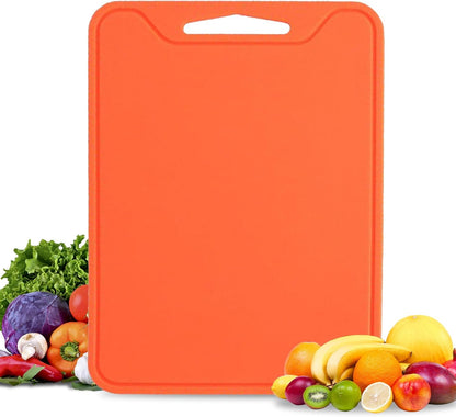 Silicone Cutting Boards for Kitchen 11.8''x 8.6'', BPA Free Flexible Cutting Board Cutting Mat for Meat, Vegetables and Fruit, Cutting Boards for Kitchen Dishwasher Safe