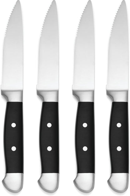 Oneida Crosshatch Cutlery Set – Jumbo 4-Piece Steak Knife Set