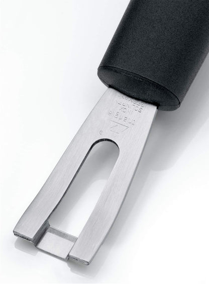 triangle Channel Knife - Rectangular Stainless Steel Blade - Fruit & Vegetable Carving Tool for Garnishing - GreenGrip Handle - Dishwasher Safe - Made in Germany